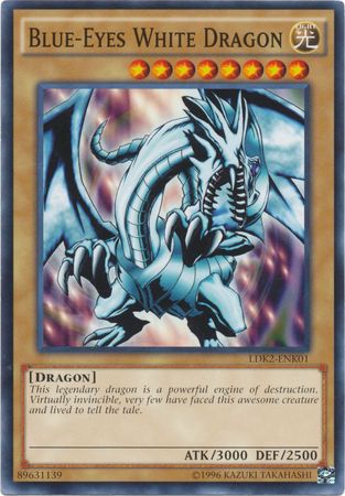 Blue-Eyes White Dragon (SDK art) - LDK2-ENK01  - Common - Unlimited