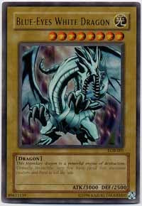 Blue-Eyes White Dragon - LOB-001 - Ultra Rare - Unlimited