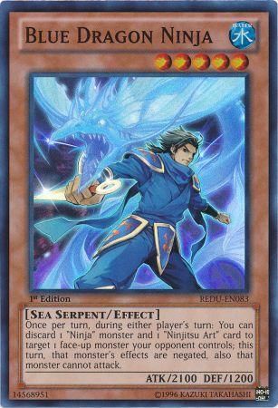 Blue Dragon Ninja - REDU-EN083 - Super Rare - 1st Edition