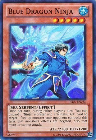 Blue Dragon Ninja - REDU-EN083 - Super Rare - Unlimited