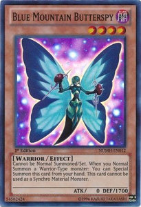 Blue Mountain Butterspy - NUMH-EN012 - Super Rare - 1st Edition