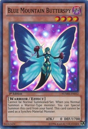 Blue Mountain Butterspy - NUMH-EN012 - Super Rare - 1st Edition