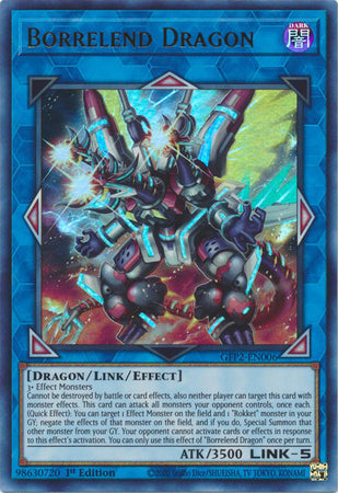 Borrelend Dragon - GFP2-EN006 - Ultra Rare - 1st Edition