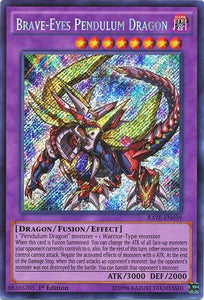 Brave-Eyes Pendulum Dragon - RATE-EN039 - Secret Rare - 1st Edition