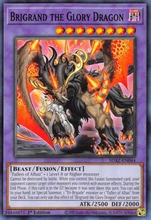 Brigrand the Glory Dragon - SDAZ-EN044 - Common - 1st Edition