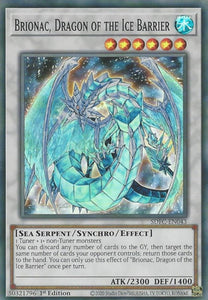 Brionac, Dragon of the Ice Barrier - SDFC-EN043 - Super Rare - 1st Edition