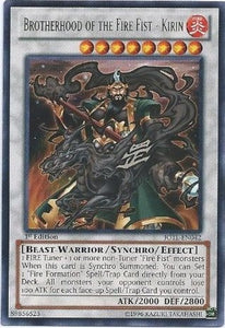 Brotherhood of the Fire Fist - Kirin - JOTL-EN042 - Rare - 1st Edition