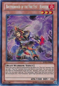 Brotherhood of the Fire Fist - Rooster - JOTL-EN094 - Secret Rare - Unlimited