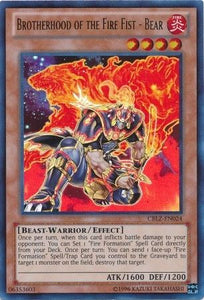 Brotherhood of the Fire Fist - Bear - CBLZ-EN024 - Ultra Rare - Unlimited