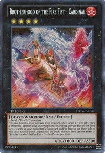 Brotherhood of the Fire Fist - Cardinal - LTGY-EN054 - Secret Rare - 1st Edition