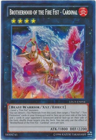 Brotherhood of the Fire Fist - Cardinal - LTGY-EN054 - Secret Rare - Unlimited