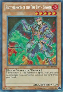 Brotherhood of the Fire Fist - Coyote - LTGY-EN082 - Secret Rare - Unlimited