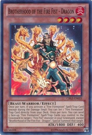 Brotherhood of the Fire Fist - Dragon - CBLZ-EN025 - Super Rare - Unlimited