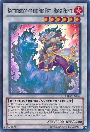 Brotherhood of the Fire Fist - Horse Prince - CBLZ-EN097 - Super Rare - Unlimited