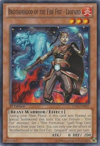 Brotherhood of the Fire Fist - Leopard - LTGY-EN027 - Common - 1st Edition