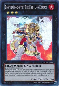 Brotherhood of the Fire Fist - Lion Emperor - CBLZ-EN099 - Super Rare - Unlimited