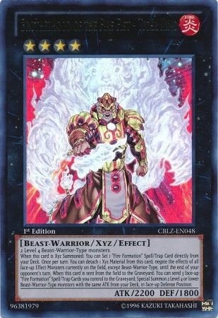 Brotherhood of the Fire Fist - Tiger King - CBLZ-EN048 - Ultra Rare - 1st Edition