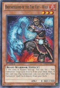 Brotherhood of the Fire Fist - Wolf - LTGY-EN026 - Common - 1st Edition