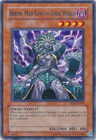 Brron, Mad King of Dark World - EEN-EN022 - Rare - Unlimited