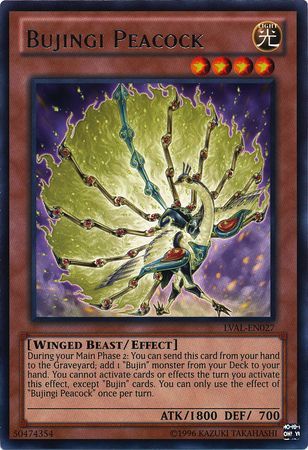 Bujingi Peacock - LVAL-EN027 - Rare - Unlimited