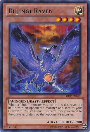 Bujingi Raven - SHSP-EN081 - Rare - Unlimited