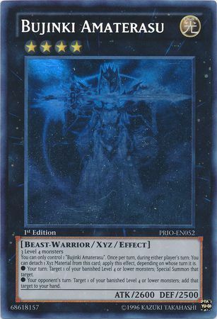 Bujinki Amaterasu - PRIO-EN052 - Ghost Rare - 1st Edition