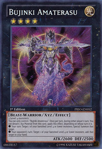 Bujinki Amaterasu - PRIO-EN052 - Secret Rare - 1st Edition