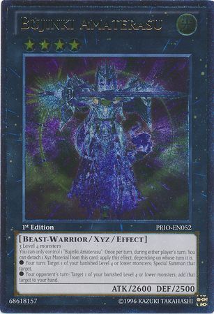 Bujinki Amaterasu - PRIO-EN052 - Ultimate Rare - 1st Edition