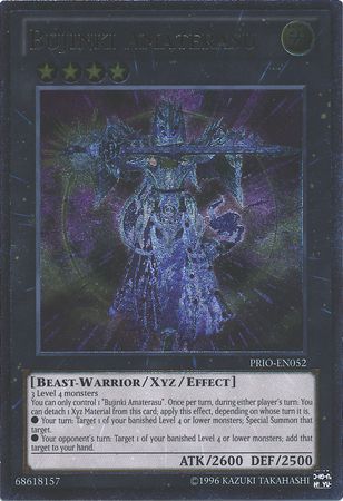 Bujinki Amaterasu - PRIO-EN052 - Ultimate Rare - Unlimited