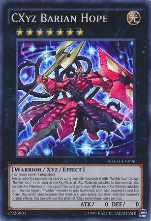 CXyz Barian Hope - NECH-EN096 - Super Rare - Unlimited