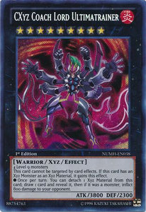 CXyz Coach Lord Ultimatrainer - NUMH-EN038 - Secret Rare - 1st Edition