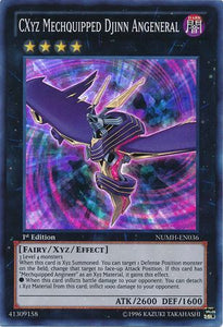 CXyz Mechquipped Djinn Angeneral - NUMH-EN036 - Super Rare - 1st Edition