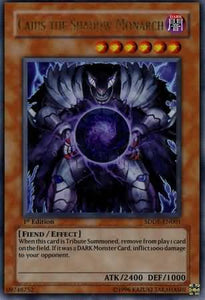 Caius the Shadow Monarch - SDDE-EN001 - Ultra Rare - 1st Edition