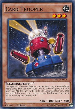 Card Trooper - SR03-EN015 - Common - 1st Edition