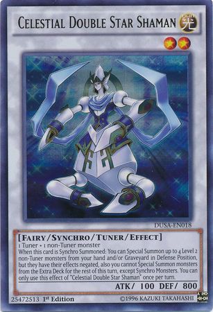 Celestial Double Star Shaman - DUSA-EN018 - Ultra Rare - 1st Edition