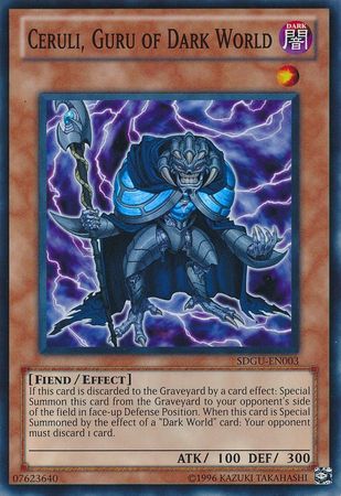 Ceruli, Guru of Dark World - SDGU-EN003 - Super Rare - Unlimited