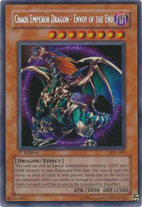 Chaos Emperor Dragon - Envoy of the End - IOC-000 - Secret Rare - 1st Edition