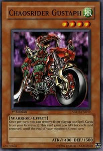 Chaosrider Gustaph - SDDE-EN012 - Common - 1st Edition