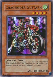 Chaosrider Gustaph - IOC-018 - Super Rare - 1st Edition