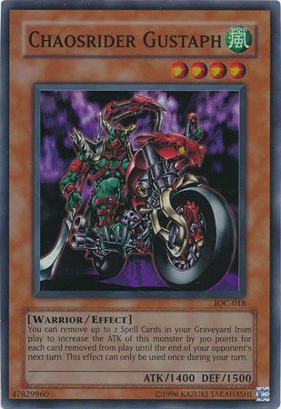 Chaosrider Gustaph - IOC-018 - Super Rare - Unlimited