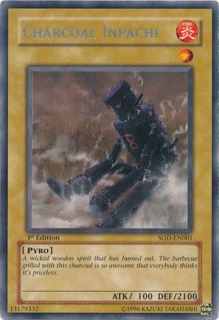 Charcoal Inpachi - SOD-EN001 - Rare - 1st Edition