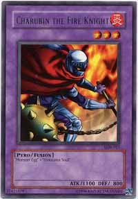 Charubin the Fire Knight - LOB-015 - Rare - Unlimited