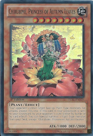 Chirubim , Princess of Autumn Leaves - LVAL-EN039 - Super Rare - 1st Edition