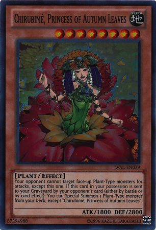 Chirubim, Princess of Autumn Leaves - LVAL-EN039 - Super Rare - Unlimited