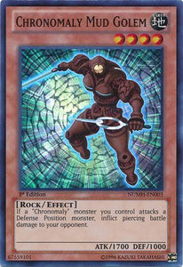 Chronomaly Mud Golem - NUMH-EN003 - Super Rare - 1st Edition