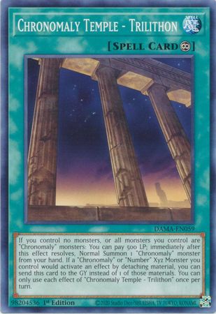 Chronomaly Temple - Trilithon - DAMA-EN059 - Common - 1st Edition