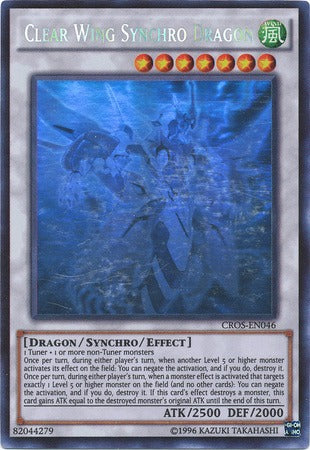 Clear Wing Synchro Dragon - CROS-EN046 - Ghost Rare - Unlimited