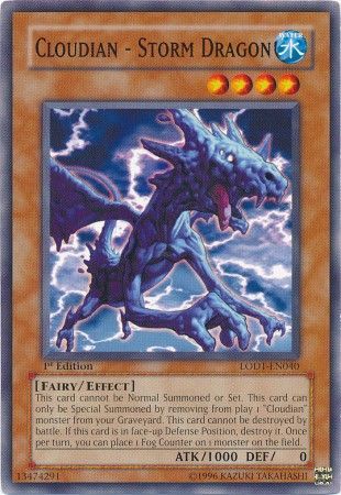 Cloudian - Storm Dragon - LODT-EN040 - Common - 1st Edition