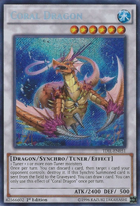 Coral Dragon - TDIL-EN051 - Secret Rare - 1st Edition