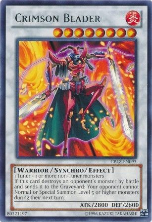 Crimson Blader - CBLZ-EN093 - Rare - Unlimited